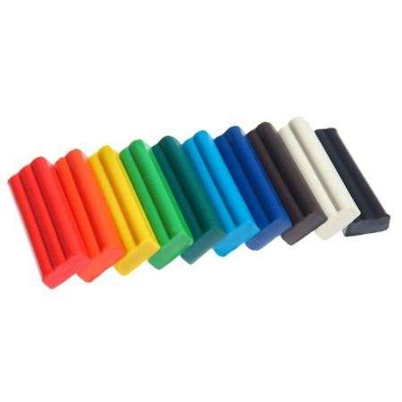 Plasticine 10 colors, 150 g, wheelbarrows-1