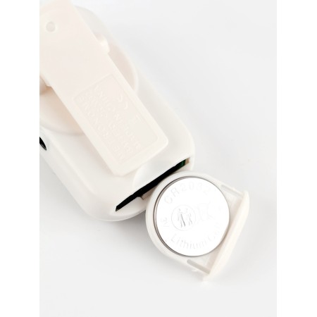 Metron for tuning musical instruments, universal, with a battery, white-4