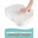 Anatomical pillow for sitting, size 46x36 cm, turquoise color