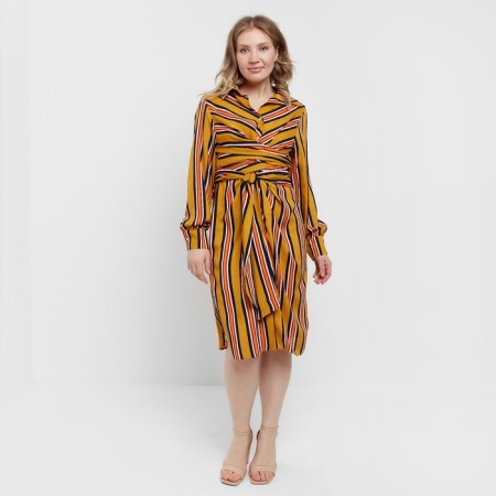 Women's dress minku: enjoy yellow color, rr 52-3