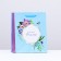 Gift package "with the wish of happiness", gentle, 18 x 22.3 x 10 cm