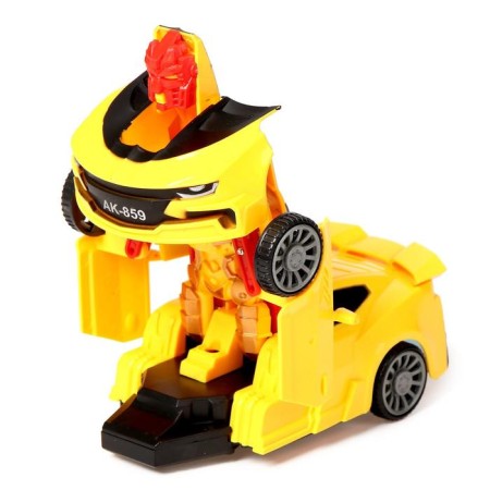 Robot Radio -controlled "Autobot", transforms, works from batteries, color mix-2