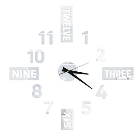 Interior tie-tie clock clock, 70 x 70 cm