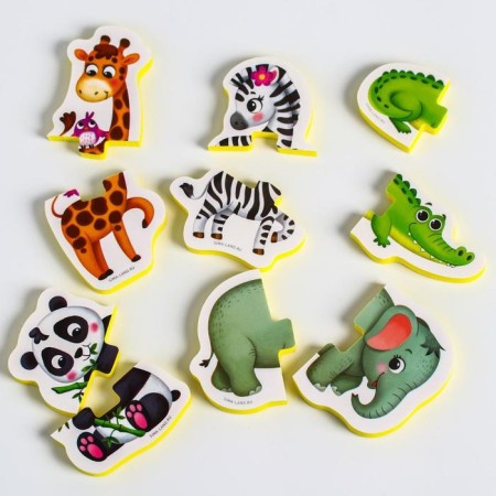 Soft puzzle for kids "Africa", 5 puzzles, crumb I-2
