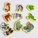 Soft puzzle for kids "Africa", 5 puzzles, crumb I