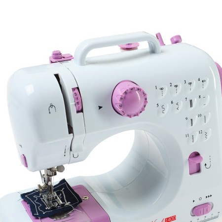 Sewing machine VLK Napoli 1400, 12 operations, 4haa/from the network, white-pink-4