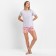 Female homemade set (T -shirt/shorts), gray color, size 44