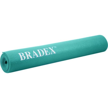 Коврик для йоги и фитнеса Bradex, 173х61х0,3 см, бирюзовый-5