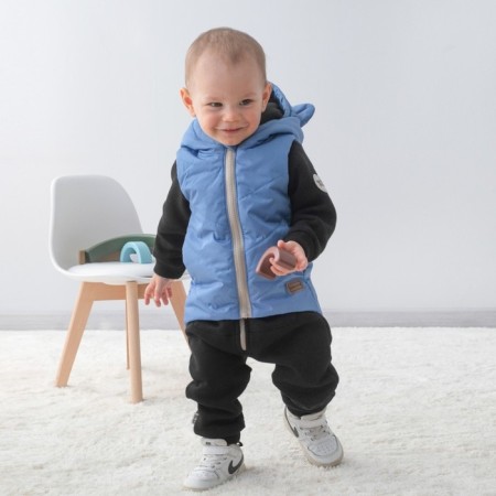Beginning children's insulated kinderlitto "Orsetto", height 80-86 cm, blue color-6