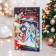Postcard "Happy New Year!" Santa Claus, 12.5 x 19.4 cm