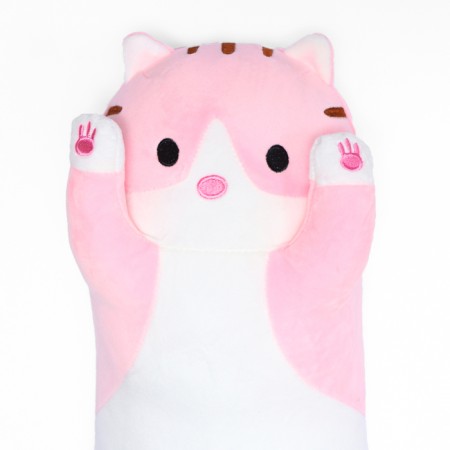 Soft toy "cat", 90 cm, pink color-2