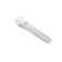 Crohsteine ​​plastic, 25 cm, white color