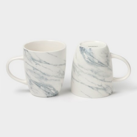 Набор кружек фарфоровых Magistro Real Marble, 400 мл, 2 шт-2