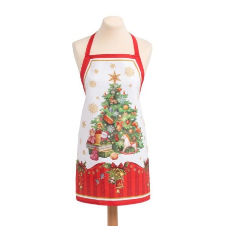 Apron "Ethel: New Year's fairy tale", 65 × 60 cm, 100 % cotton, sarzha, 190 g/m²-2