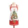 Apron "Ethel: New Year's fairy tale", 65 × 60 cm, 100 % cotton, sarzha, 190 g/m²