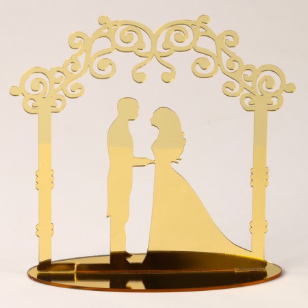 Topper "Wedding Ceremony", Color Gold-1