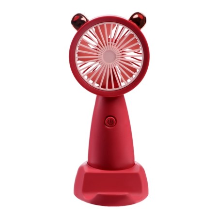 Gift set fan and umbrella, red-6