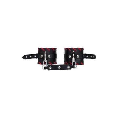 OCHs with red edging Pecado BDSM, skin, black-2