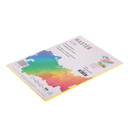 Color A4 MIX Neon, 40 sheets, 4 colors of 10 sheets, 80 g/m2-1