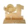 Cup of the Award Figure "Best Husband", metal, 12 x 10 x 3.2 cm.