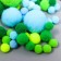 Decor for creativity "Pomponchiki. Sea wave" d = 1-3 cm set 135 pcs