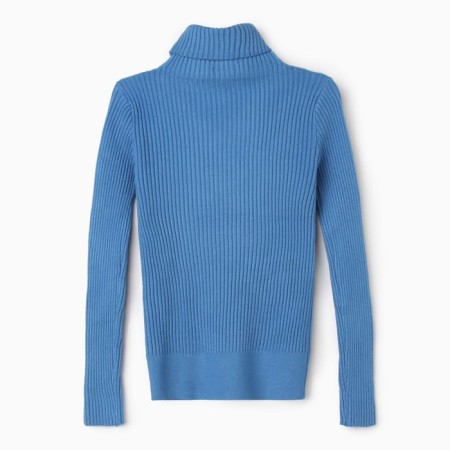 Women's turtleneck, indigo color, size 44-48-4