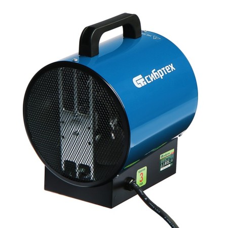 Thermal gun "Sibrtekh" TV-3M, electric, 1.5/3 kW, up to 20 m2, overheating protection-1