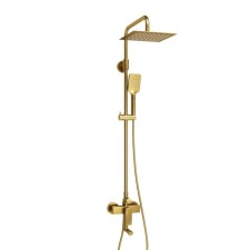 The shower system wasserkraft a155.198.201.bg, tropical shower, shower, gold