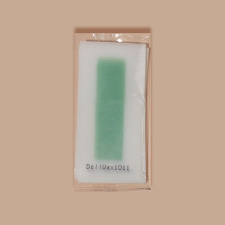 Wax strips for facial depilation, 10 × 5 cm, 24 pcs, green color-5