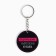 Key keychain mirror “Murder Beautiful”, 9 x 5 cm