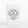 Cover for passport, white color