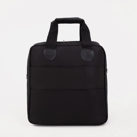 Road bag 2 in 1 on wheels 20 ", a lightning department, 4 outer pockets, black color-6