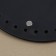 Donce for a bag, with legs, round, d = 18 cm, black/silver color