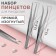 A set of tweezers for needlework, straight and curved, 12, 5 /13 cm, 2 pcs, silver color