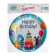 Paper plate "Happy Birthday", gifts, set of 6 pcs.
