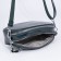 Bag Cross-Bodi with a zipper, green color