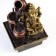 Ganesha fountain with jugs gold 19.5x13.5x10 cm