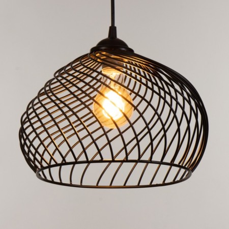 Lamp Bayerlux 2628/1 E27 40W Black 28x28-128 cm-2