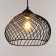 Lamp Bayerlux 2628/1 E27 40W Black 28x28-128 cm
