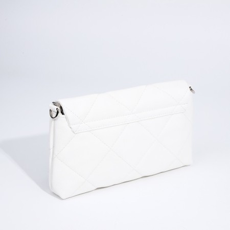 Women's bag Textura, messenger, small size, white color-1