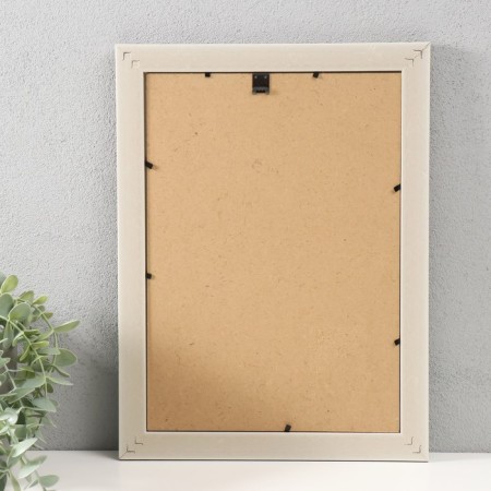 Photo frame Plastic format A4 "Dora" Mokko with gold 34.5x25.8x1.4 cm-2