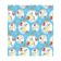 A set of napkins for setting the table “Tits on a branch”, rectangular, size 32x46 cm, 4 pcs