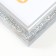Photo frame Plastic "Vintage" 21x30 cm, frosty silver