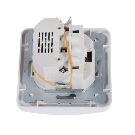 Roset in Home "Classico", 16 a+ 2 USB 2A, single, 230V, built -in, without salary, white-1