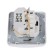 Roset in Home "Classico", 16 a+ 2 USB 2A, single, 230V, built -in, without salary, white