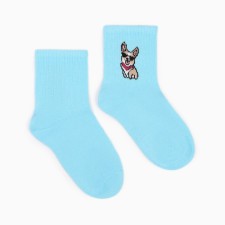 Носки детские, цвет светло-голубой, размер 14-16 (23-26)