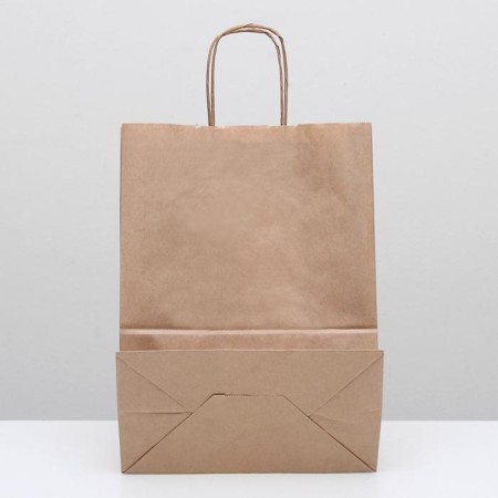 Package Crafts without print, round handle 26 x 15 x 35 cm-1