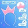 Carnival set "Stylish Princess": Rain, Pink dress with a crown, height 104-110 cm