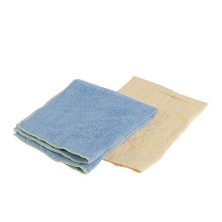 Synthetic suede napkins and microfibers CITYUP, CA-211, set 2 pcs Mix-6
