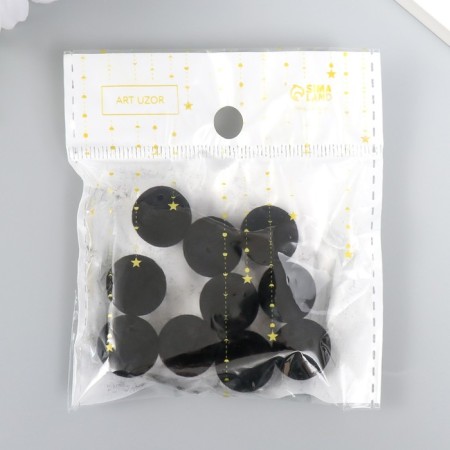 Beads for creativity velvet spraying "ink" set 10 pcs d = 1.4 cm-3